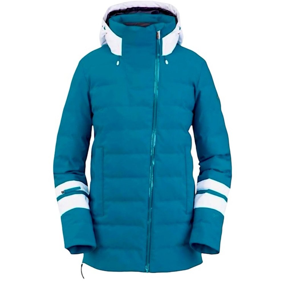 Spyder Ski Jacket Coat Large Puffer Gore-Tex Infinium Blue Women’s Alpine Chic